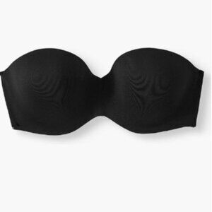 Sweet Nothings Women's Maidenform No Slip Smooth Look Strapless Black Bra